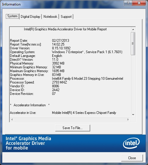 Intel graphic media accelerator driver win 10